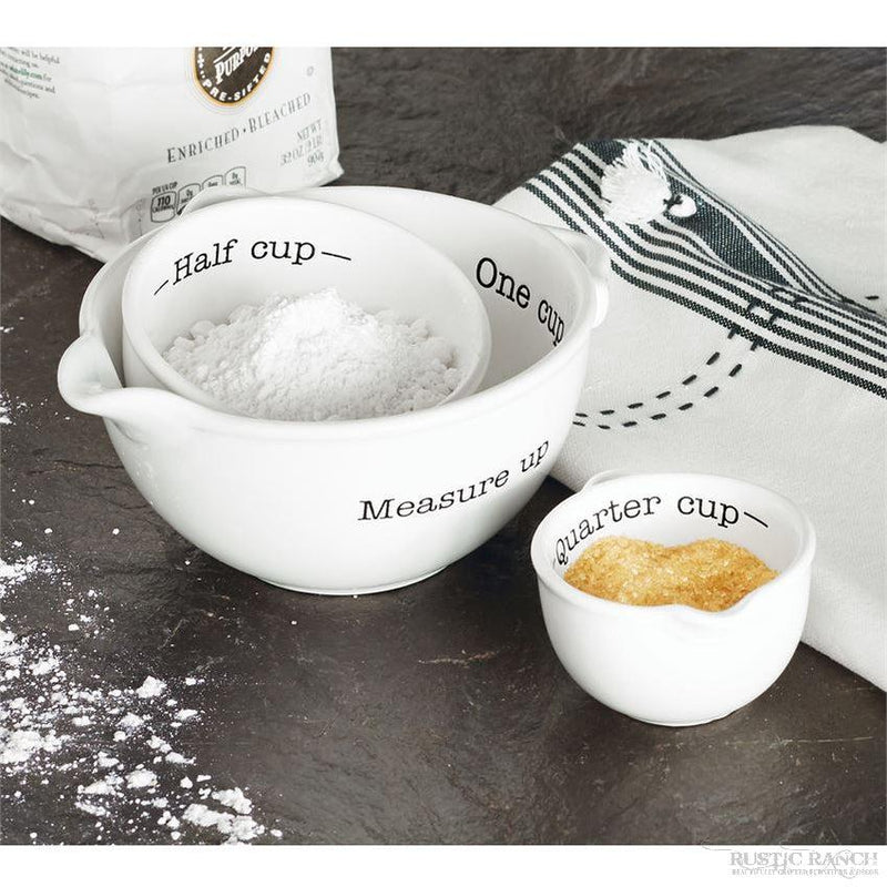 MEASURE UP MEASURING CUP SET BY MUDPIE-Rustic Ranch