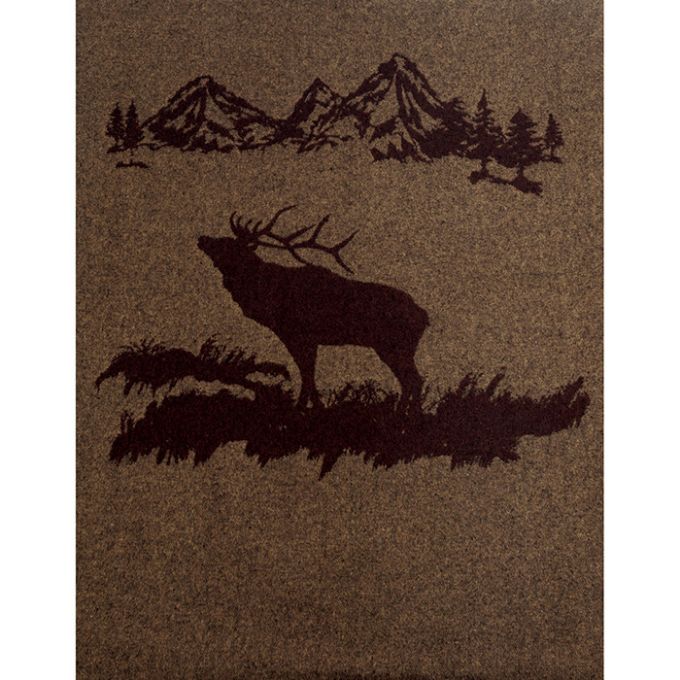 Rocky Mountain Elk Throw available at Rustic Ranch Furniture in Airdrie, Alberta