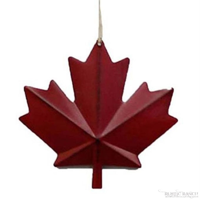 Maple Leaf Ornament available at Rustic Ranch Furniture in Airdrie, Alberta