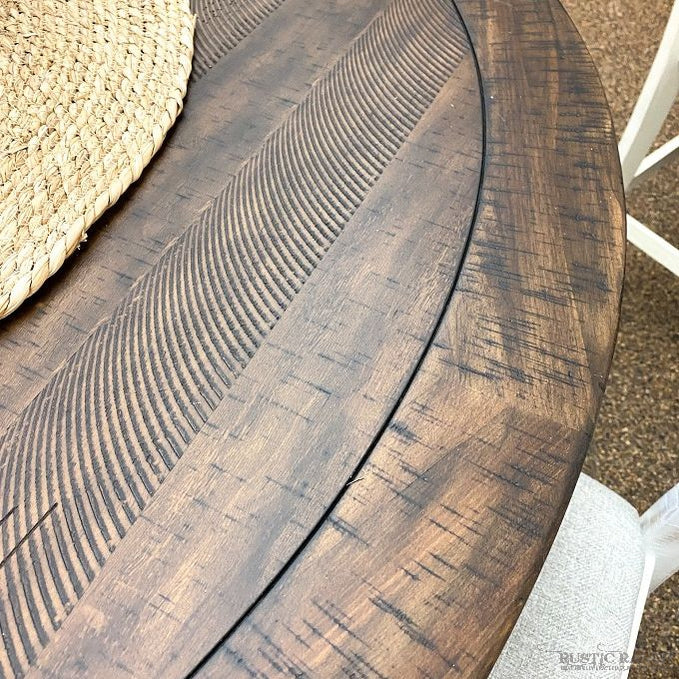Valebeck Round Dining Table available at Rustic Ranch Furniture in Airdrie, Alberta
