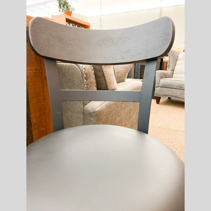 .Valebeck Upholstered Swivel Stool available at Rustic Ranch Furniture in Airdrie, Alberta.