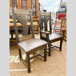 Yellowstone Dutton Dining Arm Chair available at Rustic Ranch Furniture in Airdrie, Alberta.