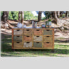 Urban Multi Colour Console with 12 Drawers available at Rustic Ranch Furniture in Airdrie, Alberta.