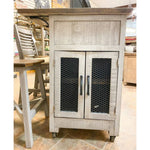 Pueblo Gray Kitchen Island available at Rustic Ranch Furniture in Airdrie, Alberta.