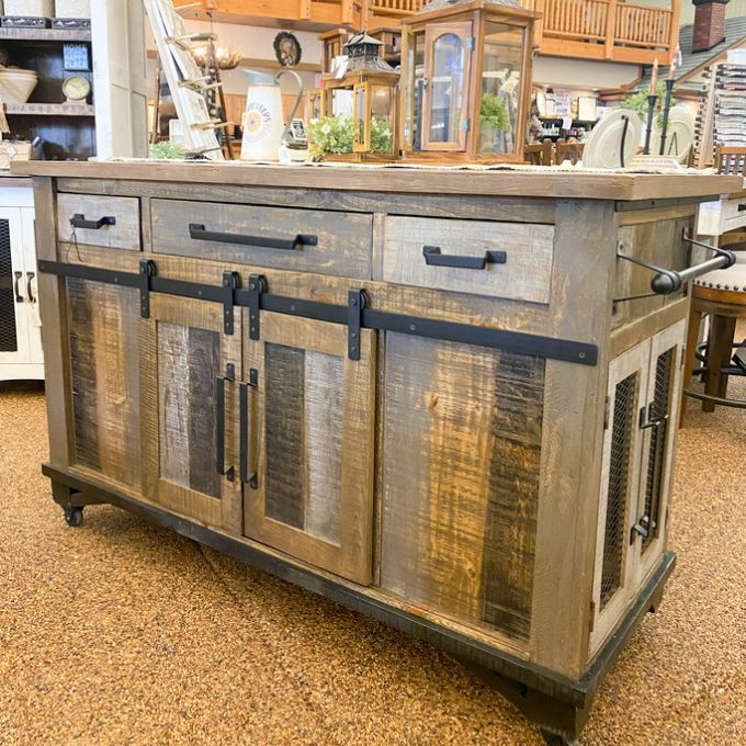 LOFT KITCHEN ISLAND – Rustic Ranch Furniture and Decor
