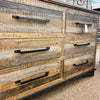 Loft Brown Six Drawer Dresser available at Rustic Ranch Furniture in Airdrie, Alberta
