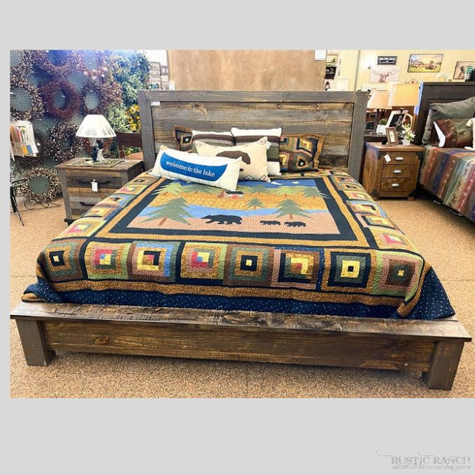 Loft Brown Bed - King or Queen available at Rustic Ranch Furniture in Airdrie, Alberta