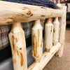 Traditional Cedar Bed available at Rustic Ranch Furniture in Airdrie, Alberta.