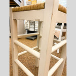 Mirimyn White Distressed Stool - Two Heights available at Rustic Ranch Furniture.