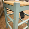 Mirimyn Turquoise Distressed Stool available at Rustic Ranch Furniture.