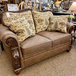 Pine Creek Love Seat available at Rustic Ranch Furniture and Decor.