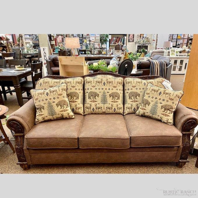 Pine Creek Sofa available at Rustic Ranch Furniture and Home Decor.