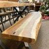 Restore Live Edge Bench available at Rustic Ranch Furniture in Airdrie, Alberta