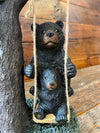 Bears on a Swing Lamp and Shade-Rustic Ranch