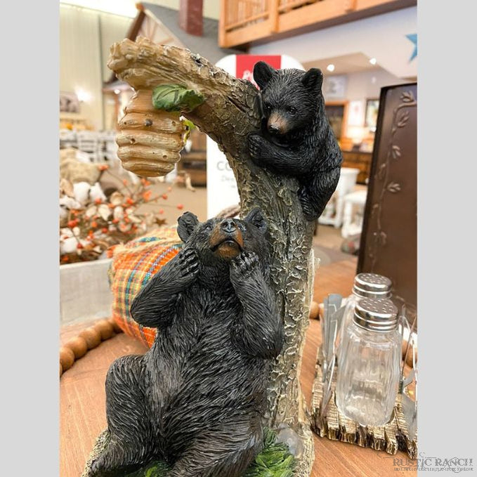 Black Bears with Beehive available at Rustic Ranch Furniture in Airdrie, Alberta