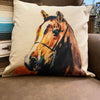 Brown Horse Pillow