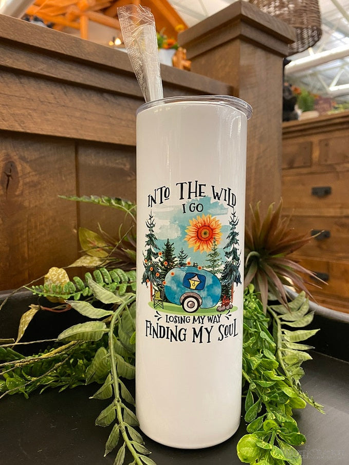 INTO THE WILD WATER BOTTLE-Rustic Ranch