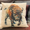Wild Bison Pillow