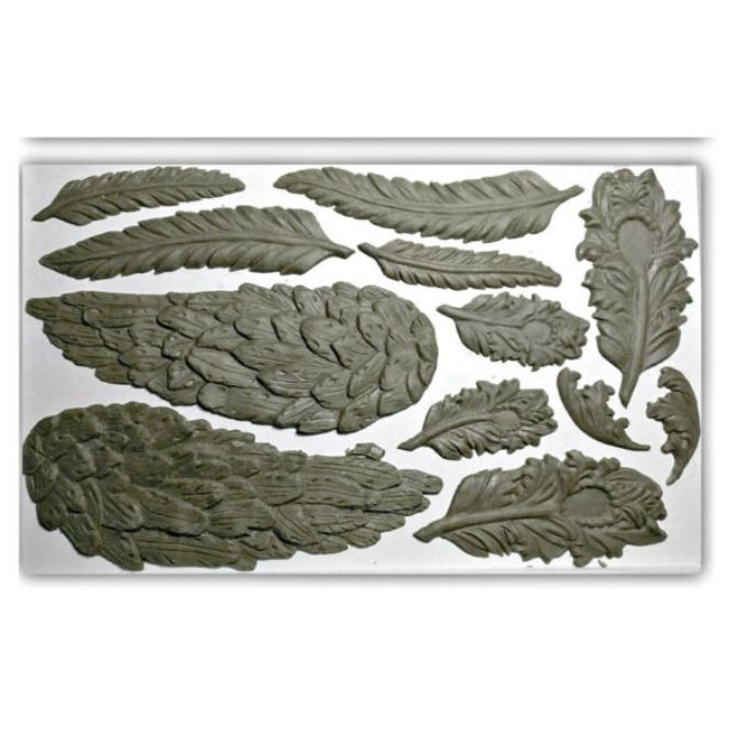 Wings & Feathers Decor Mould by IOD
