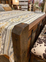 HERITAGE RICHLAND KING BED-Rustic Ranch