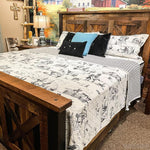 Ranch Life Bed Set - Full/Queen Size available at Rustic Ranch Furniture in Airdrie, Alberta