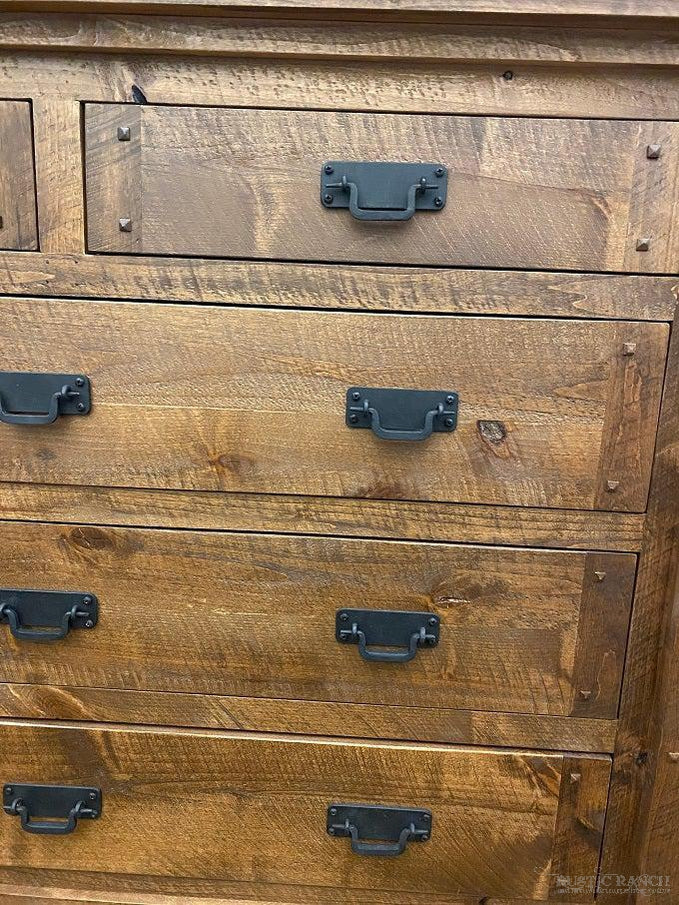 AUTUMN COMFORT 9 DRAWER ALDER DRESSER-Rustic Ranch
