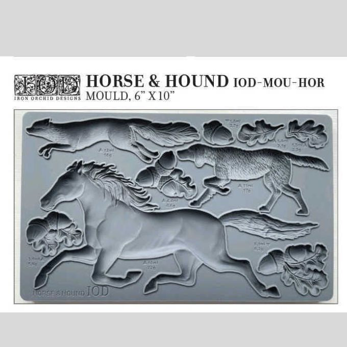 Horse and Hound Mould by IOD