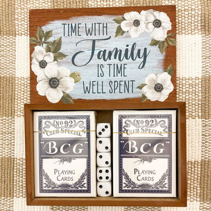 Time with Family Cards & Dice Game Set