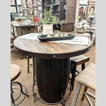 Bistro Barrel Table available at Rustic Ranch Furniture.