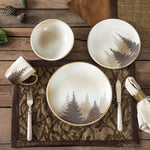 CLEARWATER PINE 16 PCE DINNERWARE SET-Rustic Ranch