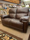 FENWICK POWER RECLINING LOVESEAT - DARK BROWN-Rustic Ranch