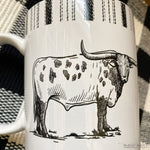 Longhorn Ranch Life Mug available at Rustic Ranch Furniture in Airdrie, Alberta