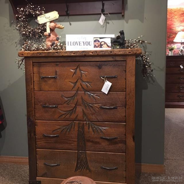 Sequoia Four Drawer Dresser-Rustic Ranch