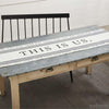 This is Us Table Runner by Mud Pie-Rustic Ranch