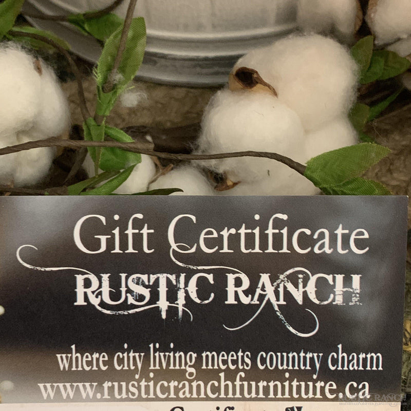 IN STORE GIFT CARD-Rustic Ranch