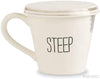 STEEP, SIP AND BREW TEA MUGS - 3 ASSORTED BY MUDPIE-Rustic Ranch