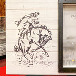 Bronc Rider 4" x 6" Picture Frame