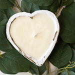 WHITE SWEETHEART CANDLE-Rustic Ranch
