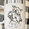 Bronco Ranch Life Mug available at Rustic Ranch Furniture in Airdrie, Alberta