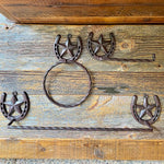 Star and Horsehoe Toilet Paper Holder