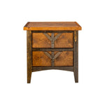 Yellowstone Dutton Two Drawer Nightstand available at Rustic Ranch Furniture in Airdrie, Alberta
