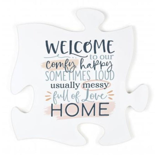 Welcome To Our Home Puzzle Piece available at Rustic Ranch Furniture in Airdrie, Alberta