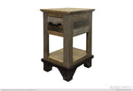 LOFT CHAIR SIDE TABLE-Rustic Ranch