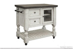 STONE KITCHEN CART-Rustic Ranch