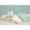 STONEWARE SOAP & SPONGE SET BY MUD PIE-Rustic Ranch