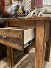 Barnwood One Drawer End Table-Rustic Ranch