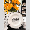 Ranch Life Melamine Salad Plate available at Rustic Ranch Furniture in Airdrie, Alberta