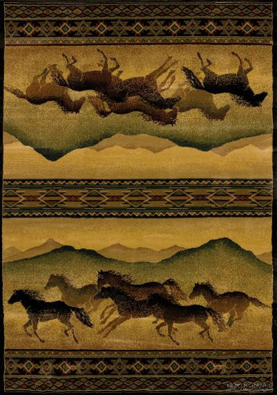 CHESTNUT MARE AREA RUGS-Rustic Ranch