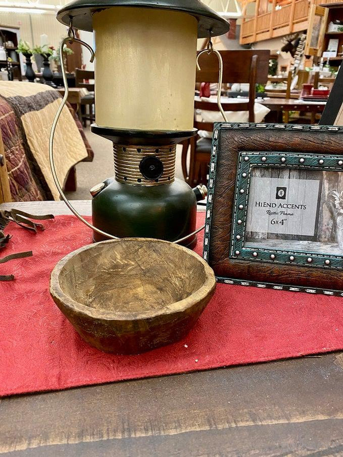 WALNUT PETITE ROUND BOWL-Rustic Ranch