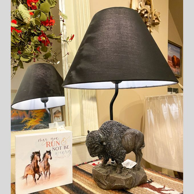 Buffalo Lamp with Shade